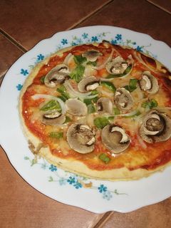 Una foto de Pizza sana y saludable para no coger peso