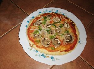 Una foto de Pizza sana y saludable para no coger peso