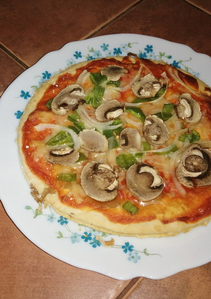 Una foto de Pizza sana y saludable para no coger peso