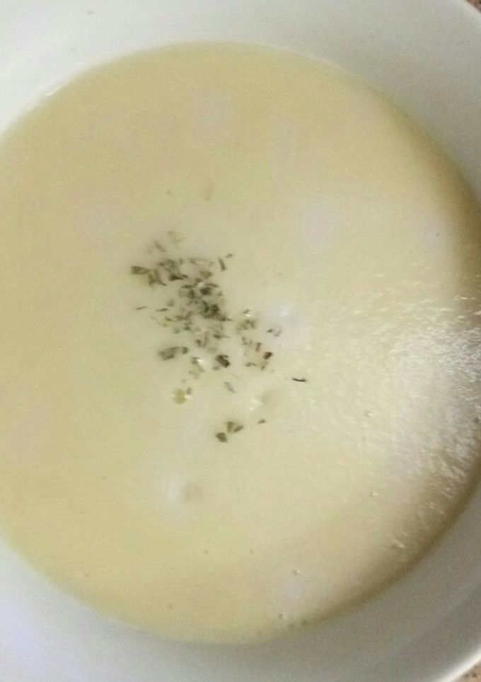 Una foto de Crema de puerros