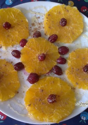 Una foto de Naranja con canela y miel