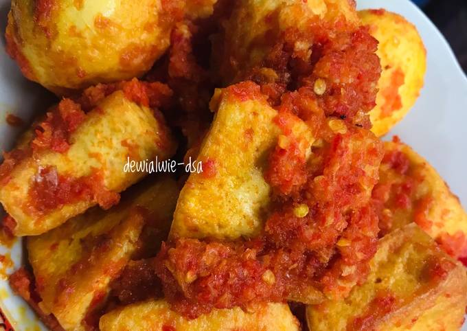 Resep Telur tahu balado yang Sempurna