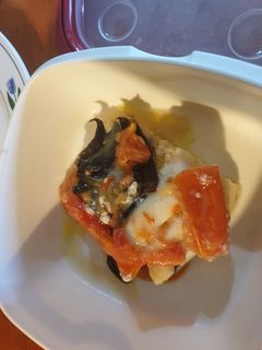 Una foto de Bacalao al horno