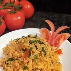 A picture of Tomato Rice.