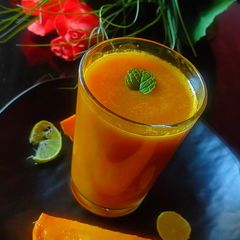 A picture of Mango iced tea.