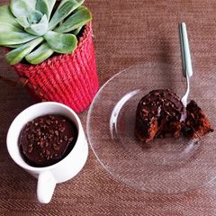 A picture of 2 minute Chocolate Mug Cake.