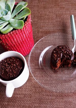A picture of 2 minute Chocolate Mug Cake.