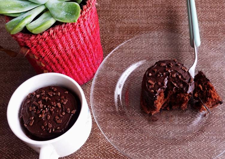 2 minute chocolate mug cake recipe main photo
