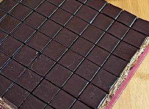 Gambar Kek Batik 'Melting'/ Kek Batik Ganache Coklat