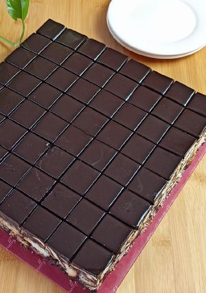Gambar Kek Batik 'Melting'/ Kek Batik Ganache Coklat
