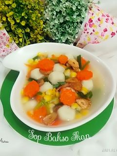 Foto resep Sop Bakso Ikan