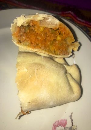 Una foto de Empanadas caseras rellenas de calabaza