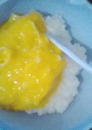 Foto resep Mpasi 9+,nasi sup jagung makaroni