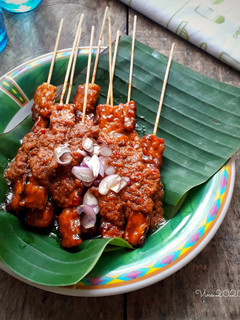 Foto resep Sate Tempe Saus Kacang
