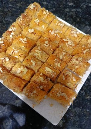 صورة لوصفة كنافة المبرومة