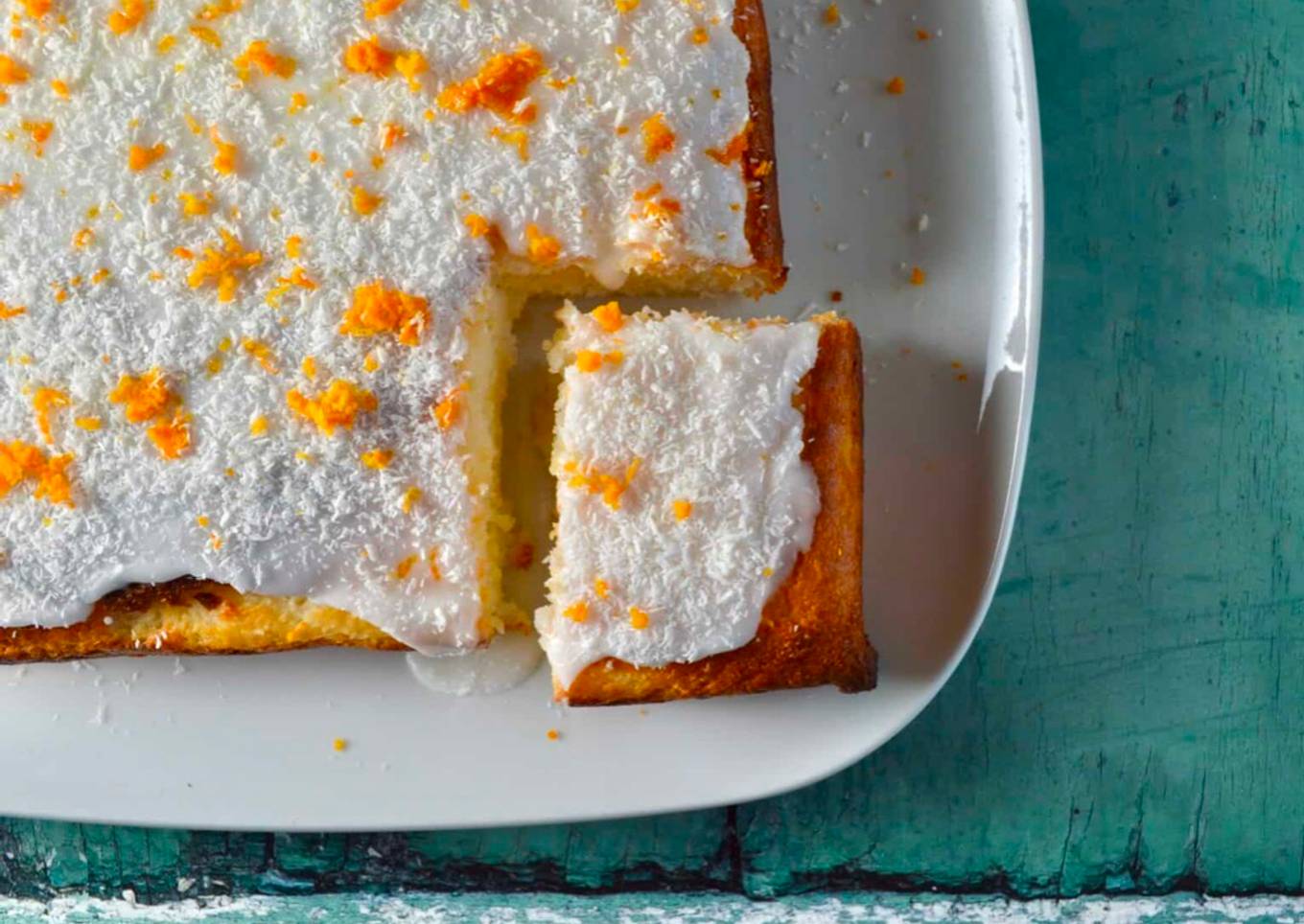 Orange and Coconut Traybake