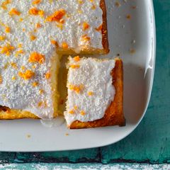 Orange and Coconut Traybake A picture of Orange and Coconut Traybake.