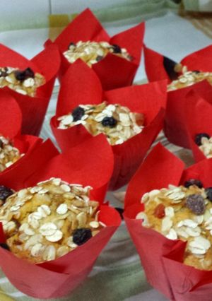 Una foto de Muffins de muesli y miel! Bajo en calorías!