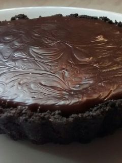 A picture of No Bake Chocolate Tart.