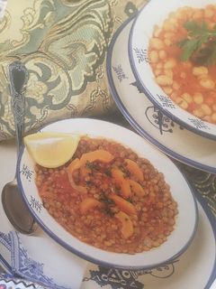 صورة لوصفة العدس بالجزر