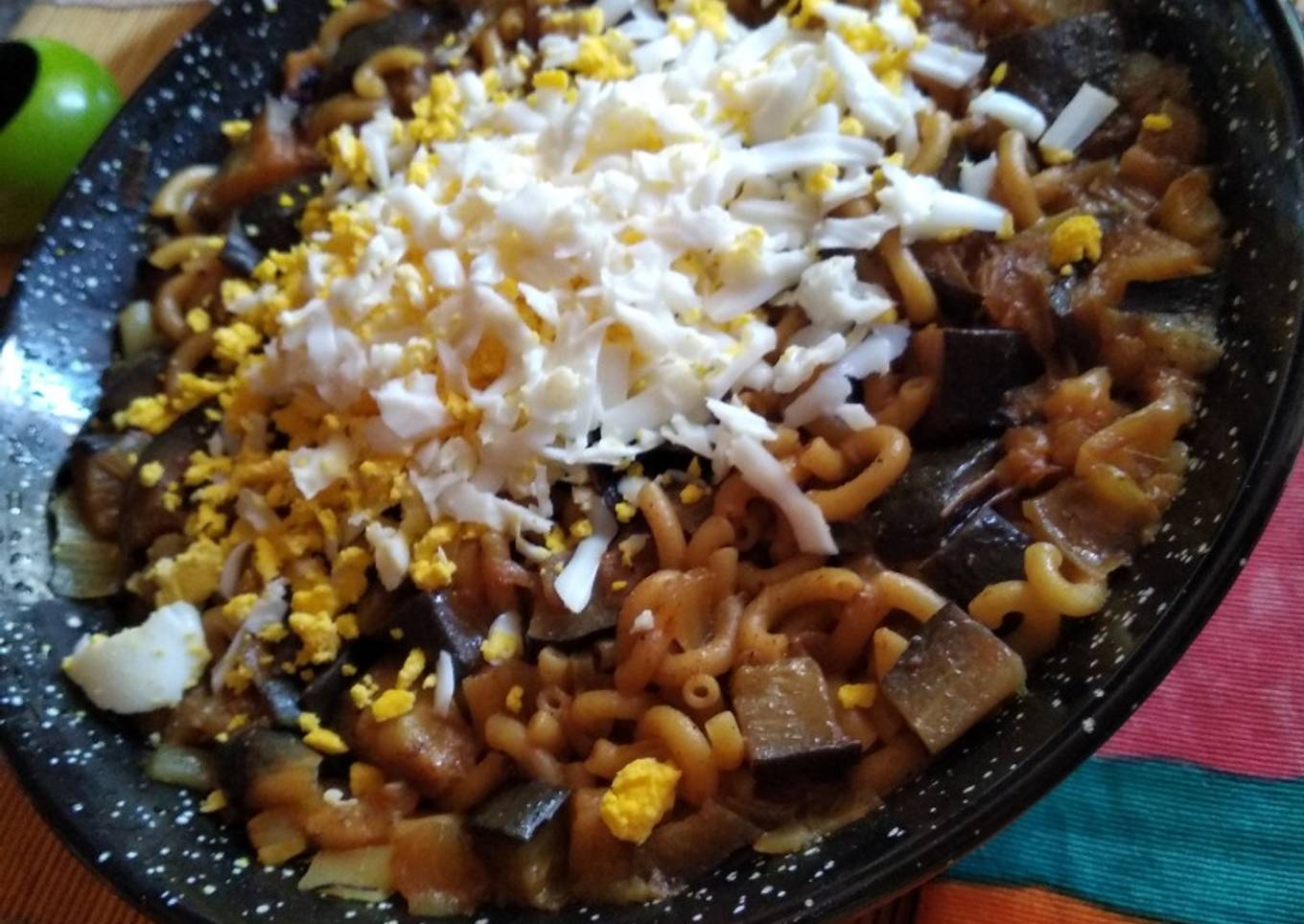 Fideuá ovovegetariana