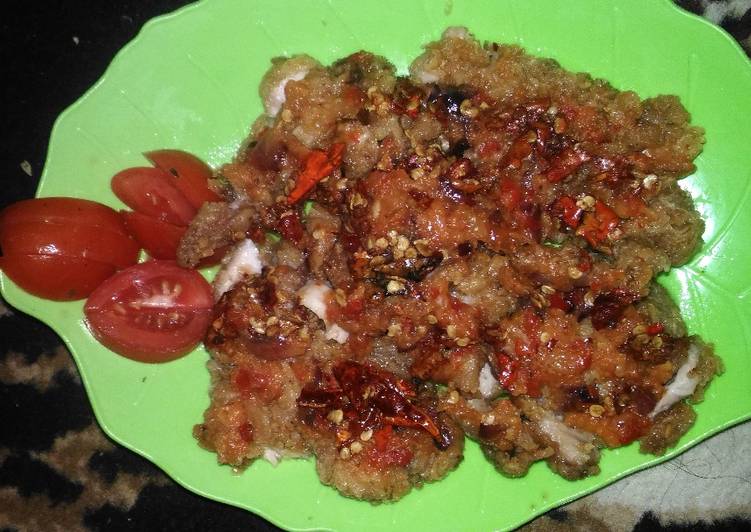 Ayam geprek ala mami deeva