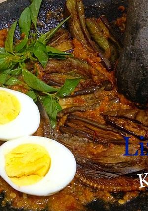 Foto resep Sambel Pecel Terong Bakar