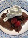 Cherry 🍒 Vanilla Coke Spiced Rum Brownie Cake