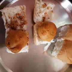 A picture of Vada Pav.