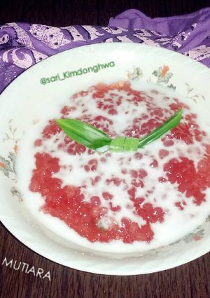 Foto resep Bubur Mutiara #Bandung_Recookdiahayu