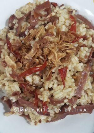 Foto resep 10. Nasi Goreng Bumbu Rendang