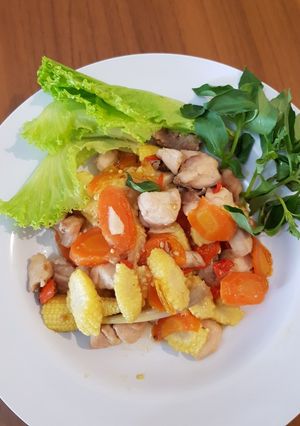 Foto resep Tumis ayam menggelegar