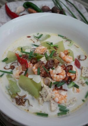 Foto resep Udang sayur santan