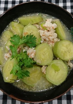Hình của món Canh Chuối Xanh Nấu Tôm.