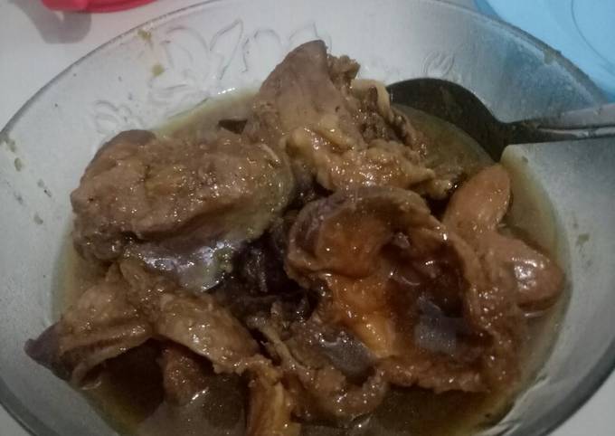 Semur Ati Ampela manis pedas gurih