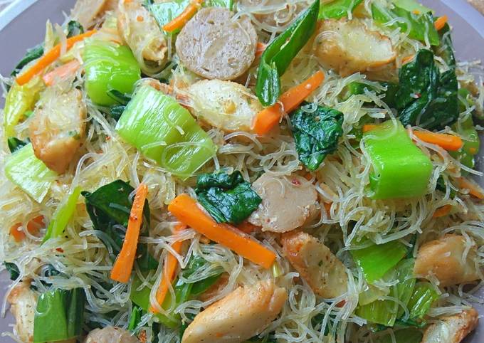 Bagaimana Membuat Bihun goreng putih Anti Gagal