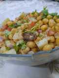 Simple chana aalu chaat