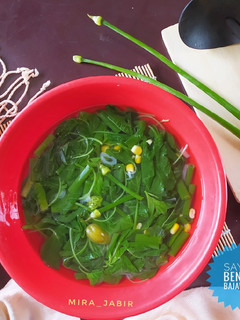 Foto resep Sayur bening Bajawang (Bayam-Jagung-Bunga Bawang) #106