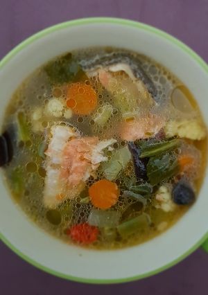 Foto resep Asem-asem Sop Salmon