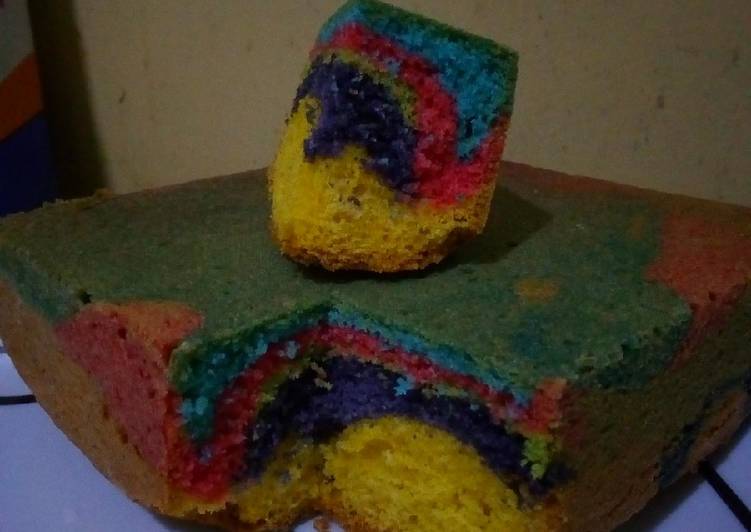 Multicoloured marble cake. #FestiveContestNaivasha