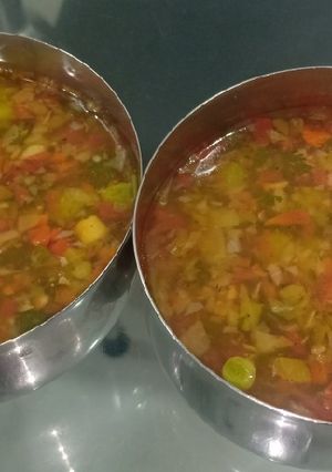 વેજ સૂપ (Veg Soup Recipe In Gujarati) રેસીપી મુખ્ય ફોટો