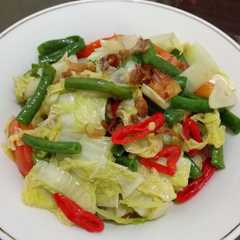 รูปของ Tumis Sawi Putih dan Kacang Panjang