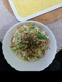 عکسی از دستور سالاد سیب زمینی و پیازچه 2