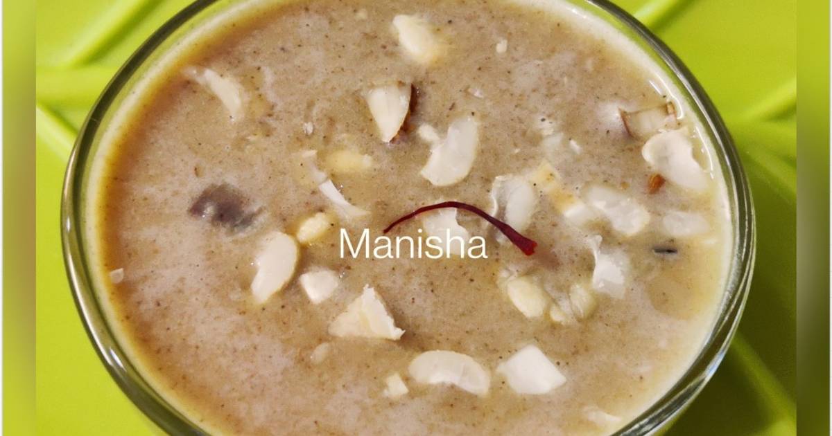 Sattu Dry Fruits Kheer Recipe by Manisha Malvi Angaitkar Cookpad