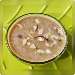 A picture of Sattu Dry Fruits Kheer.
