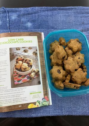 Foto resep Low Carbs / Keto Chocochips Cookies