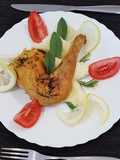 Pollo al forno con limone