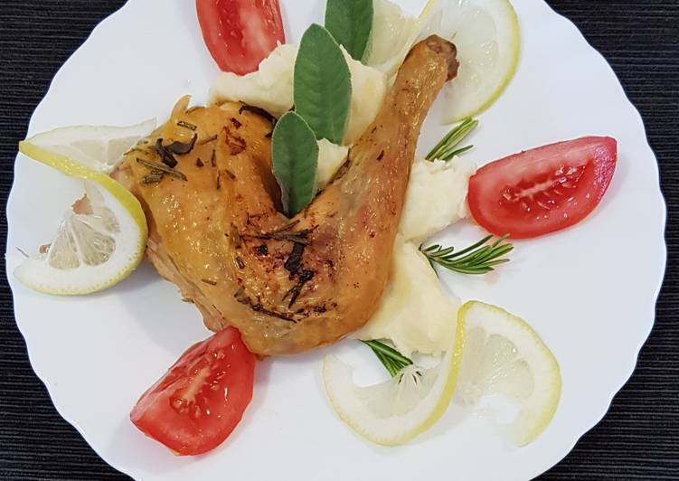 Simple Way to Make Premiato Pollo al forno con limone