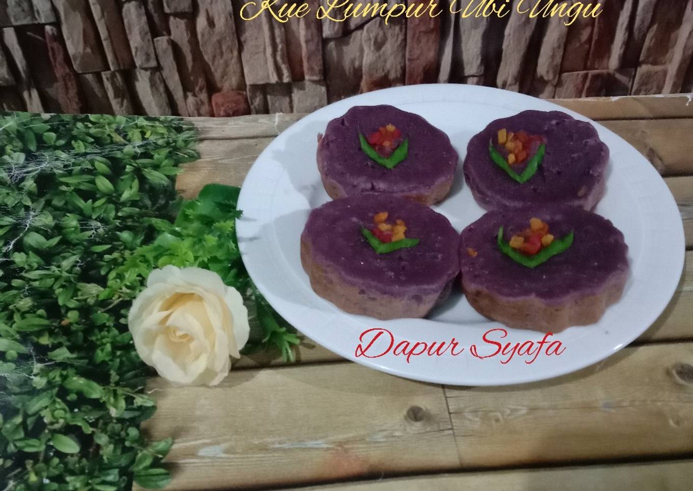 Kue Lumpur Ubi Ungu