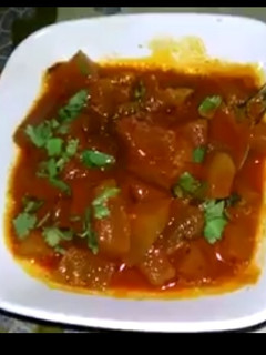 तरबूज के छिलके के सफेद भाग की सब्जी (tarbuj ke chilke ke safed bhag ki sabzi recipe in Hindi) रेसिपी मुख्य फोटो